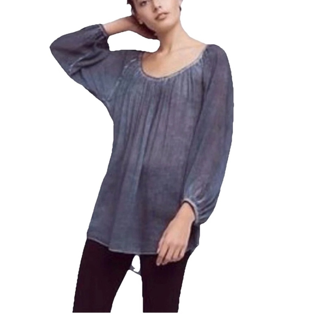 Anthropologie Saturday Sunday Fara Peasant Top Size XS